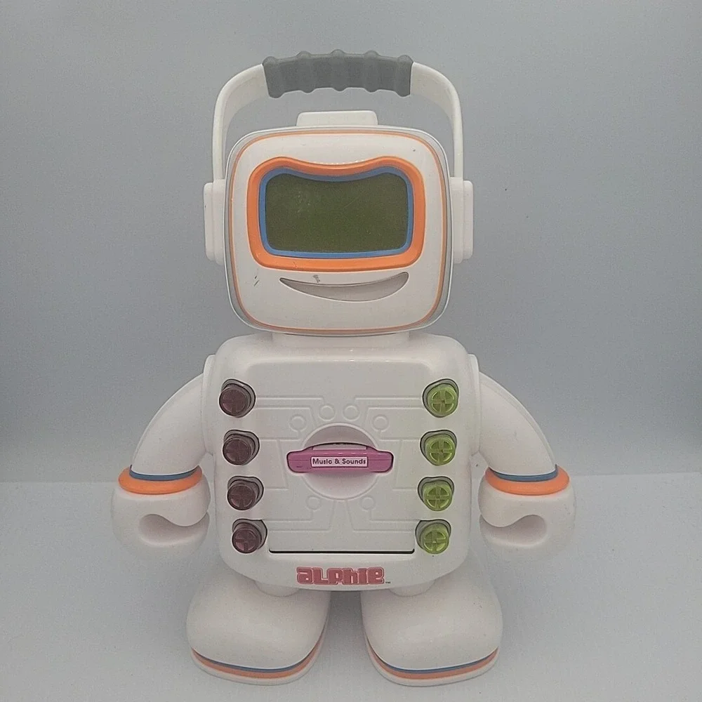 Playschool Robot Alphie Learning Lights Up, Talks, Tested/Works Great ROBOT ONLY